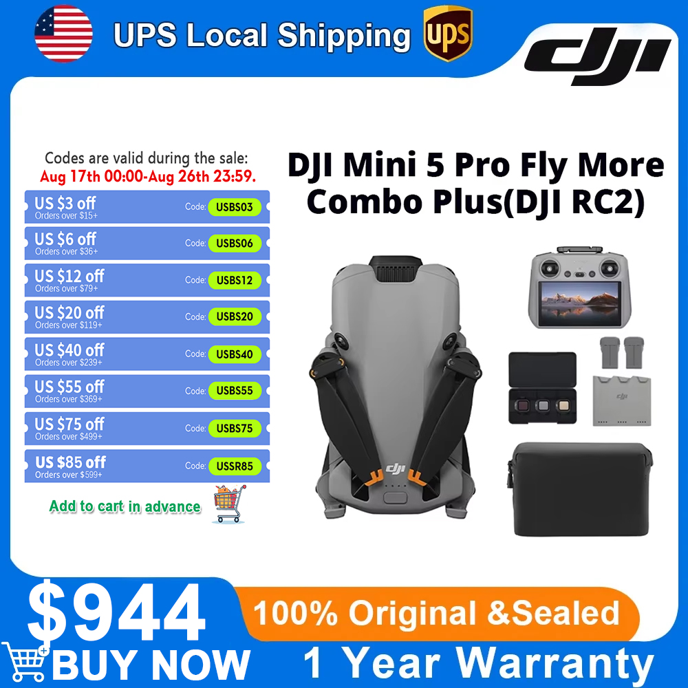 Drone Camera Vlog - DJI Mini 5 Pro Fly More