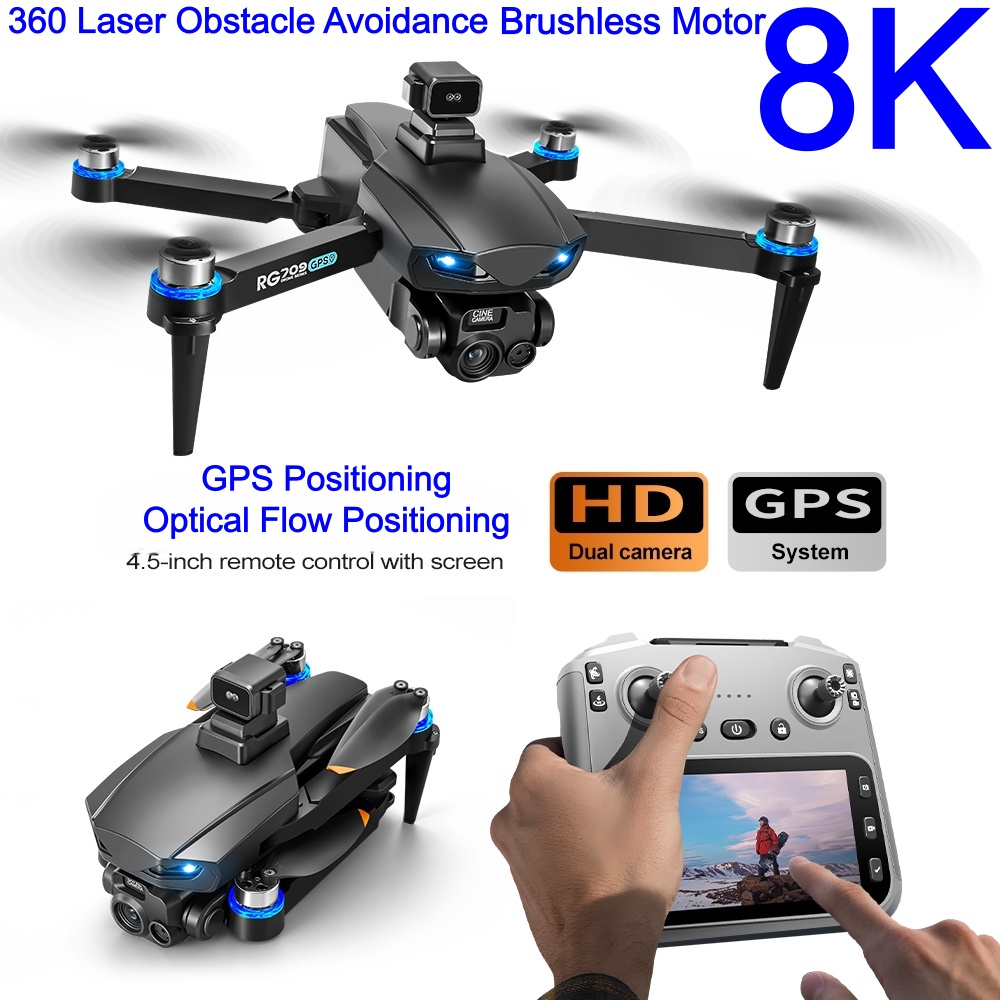Drone Camera Hd - โดรน 8K รุ่นใหม่ พร้อมกล้อง HD ระบบเลเซอร์หลบหลีกสิ่งกีดขวาง