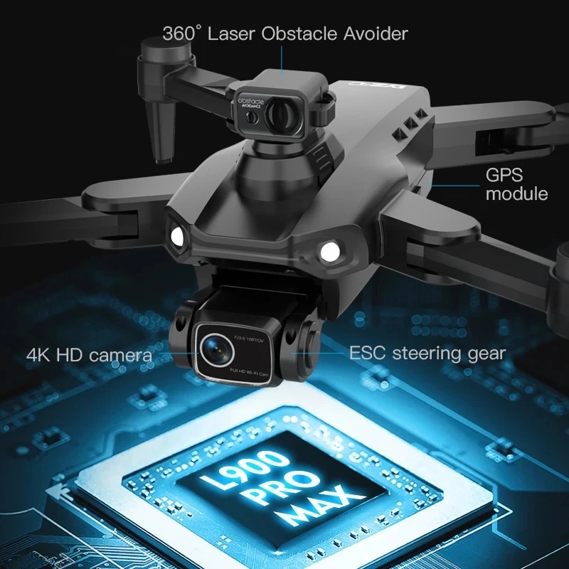 L900 Pro MAX GPS โดรน 4K Profe - Drone Camera Hd บทวิจารณ์และราคา