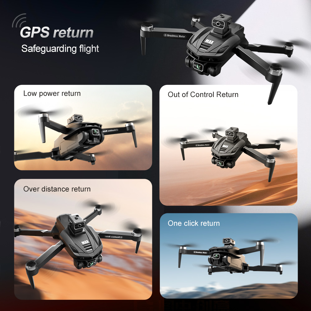 โดรน 2025 V168 Pro MAX GPS กล้ - Drone Camera With Gimbal บทวิจารณ์และราคา
