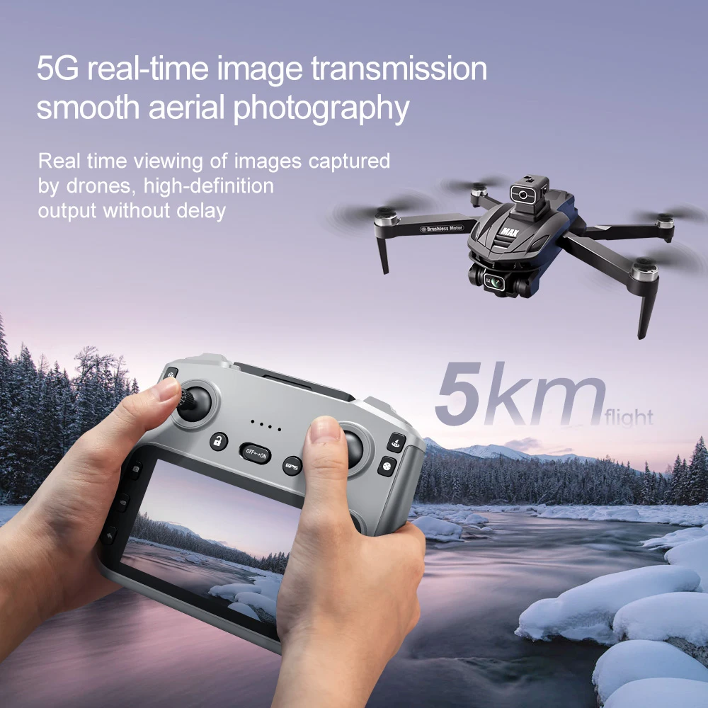 โดรน 2025 V168 Pro MAX GPS กล้ - Drone Camera With Gimbal บทวิจารณ์และราคา