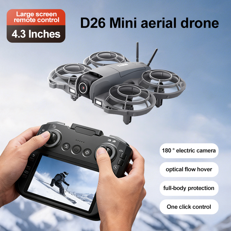 โดรน D26 4K ถ่ายภาพทางอากาศ HD - Drone Camera Hd บทวิจารณ์และราคา